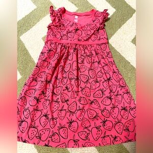 Girls strawberry dress